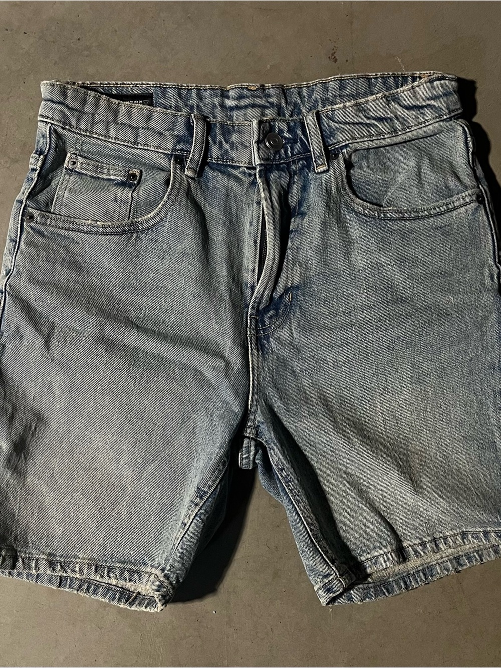 Zara Light Blue Denim Jean Shorts